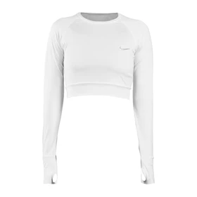 کراپ آستین بلند ورزشی زنانه نایک مدل Py-2B1366 سفید
