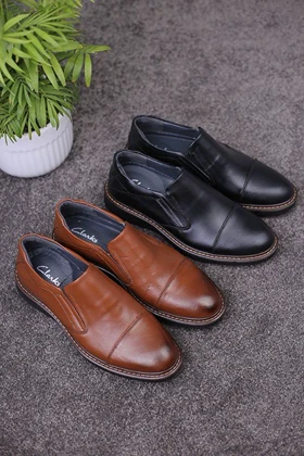 کفش چرم مردانه سرپنجه کش کد820