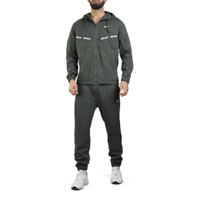 ست سویشرت و شلوار اسپرت نایک مدل AirMax-88002 سبز تیره