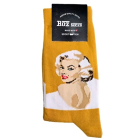 جوراب ساق بلند طرح مرلین مونر نخ پنبه اعلا 36-44