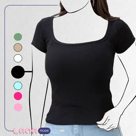 کراپ تاپ یقه خشتی