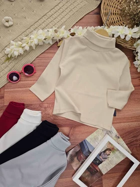 بلوز یقه اسکی بچگانه