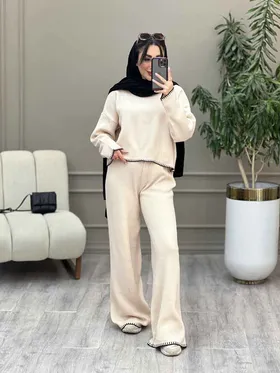 ست بافت و شلوار پونه