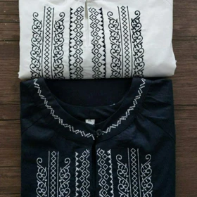 شومیز لینن تمام گلدوزی