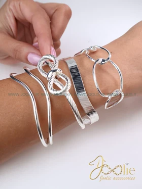 مجوعه 4 عددی بنگل-دستبند زنانه کد B2191