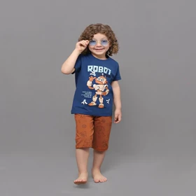 تیشرت شلوارک پسرانه جانا کد 6145