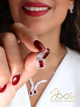 نیم ست جواهری زنانه کد S5110