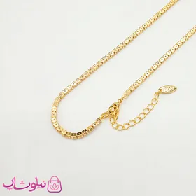 گردنبند دخترانه ysx مدل تنیسی طلایی کد 1491