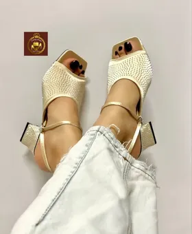 صندل مجلسی زنانه نگینی مدل Neron
