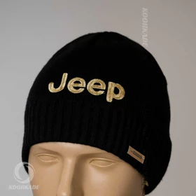 کلاه بافت JEEP (مشکی)