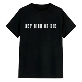 تیشرت لانگ get rich or die نخ پنبه اعلا کد 192276