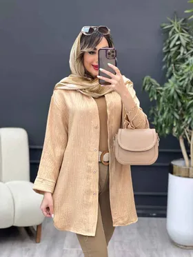 مانتو پایین هلال نگین