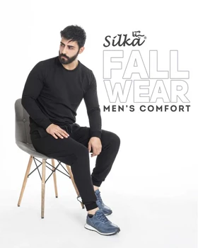 پلیور یقه کش مردانه سیلکا