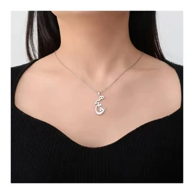 گردنبند هیچ نقره و زنجیر نقره 925