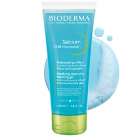 ژل شستشوی صورت بایودرما مدل Sebium مناسب پوست‌های چرب و مستعد جوش حجم 200ml