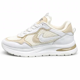 کفش کتانی مردانه مدل نایکی دو نایک رانینگ سفید کرم NIKE