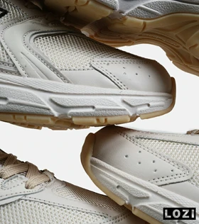 کفش کتانی مردانه و زنانه کرم NEW BALANCE 530