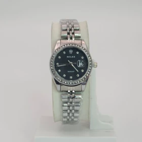 ساعت مچی زنانه رولکس Rolex با موتور کواتز و تاریخ دار