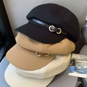 کلاه 8ترک وارداتی با بند چرم