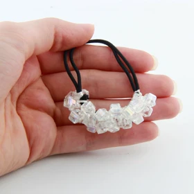 کش مو دخترانه مدل مربع (سفید)