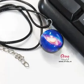 گردنبند مدل کهکشانی شبرنگ/ دخترانه و پسرانه