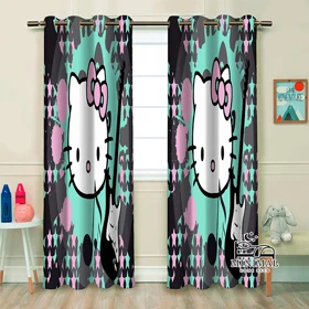 پرده کودک طرح کیتی مدل W4865