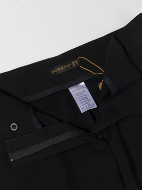 شلوار زنانه پارچه ای کرپ کنزو از بالا گشاد ریزشی 10106