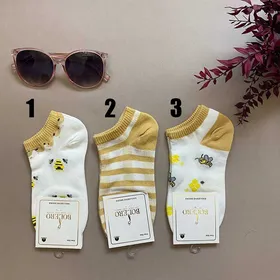 جوراب فانتزی طرح زنبور