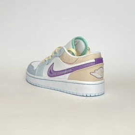 کفش روزمره نایک جردن 1 سفید آبی