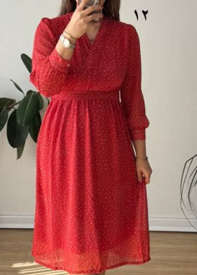 پیراهن حریر سرمه سری 21