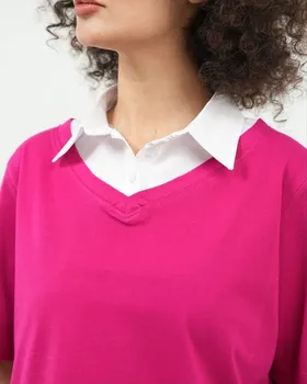 تیشرت یقه دار گلوریا