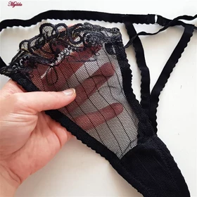 ست شورت و سوتین زنانه فیتن مدل فنردار گیپور طرح دار مشکی کد 4952-7