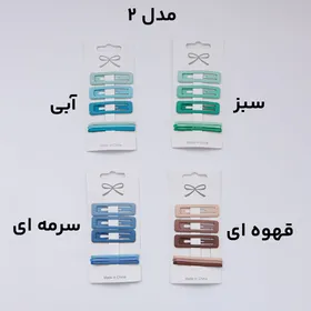 پک گیره مو رنگی شمعی کد 146