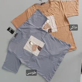 تیشرت لش زنانه خانم دست به کمر 38 تا 46