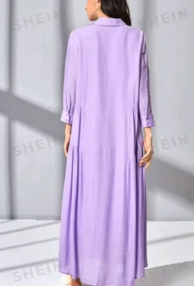 پیراهن زنانه آستین بلند برند SHEIN شین اورجینال