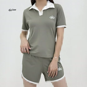 ست زنانه پولوشرت و شورتک alo | آی بولک