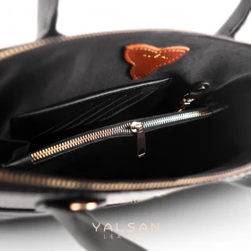 کیف دستی زنانه چرم یلسان مدل دنیز کد 003-GC