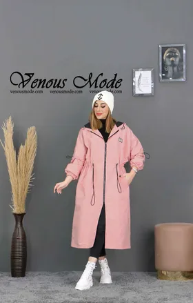 بارانی بلند آستین گت