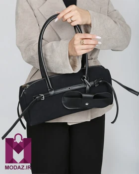 کیف زنانه مستطیلی جیر دسته دار آرشا K171