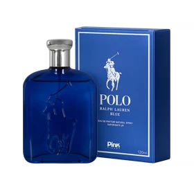 ادوپرفیوم مردانه پینک ویژوآل Pink مدل پلو بلو Polo Blue حجم 100 میلی لیتر طرح مارک