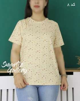 تیشرت یقه گرد پینترستی