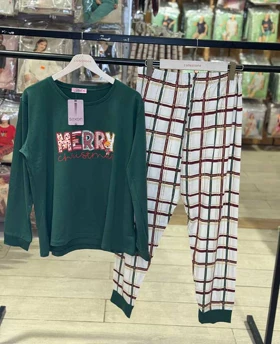 بلوز و شلوار سایز بزرگ نخ پنبه سکسن کد 40865