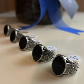 انگشتر استیل رنگ ثابت مردانه کد tw10010