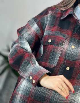 مانتو چهارخونه گلبرگ 1