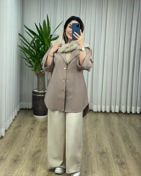 مانتو و شلوار لینن