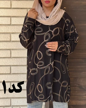 شومیز دکمه دار خامه دوزی 6988