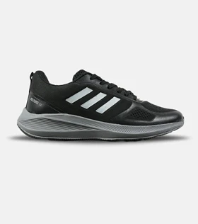 کفش کتانی مردانه و زنانه مشکی طوسی ADIDAS adizero SL مدل 7751