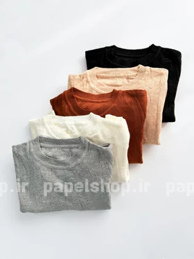 بلوز بافت گپ آستین بلند