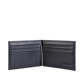 جا کارتی چرم مشکی طرح پر