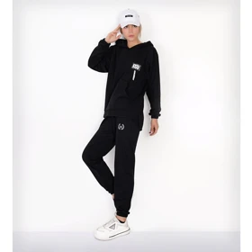 هودی شلوار کلاهدار کرکی زنانه